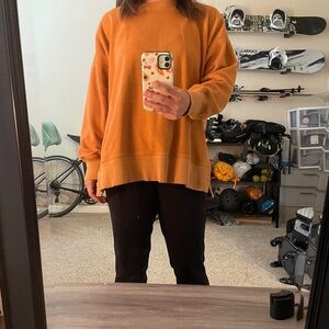 Cozy Orange Sweatshirt